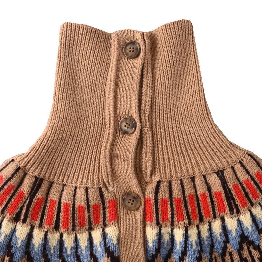 Polo Ralph Lauren Fair Isle Pattern Knit Cardigan