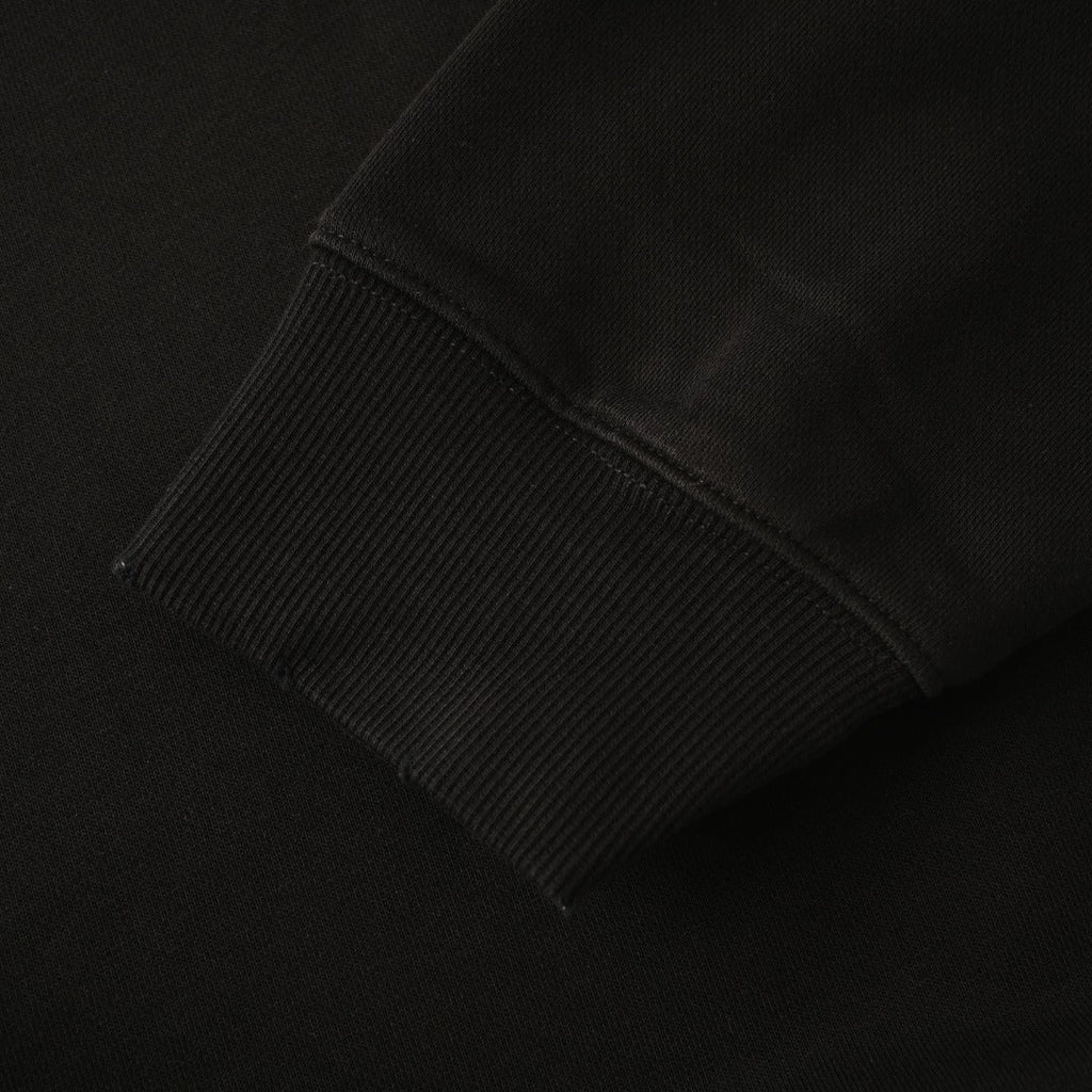 Louis Vuitton Black Gold LV Logo Embroidered Hoodie