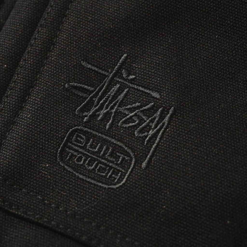 Stussy Built Tough Black Canvas Work Jacket