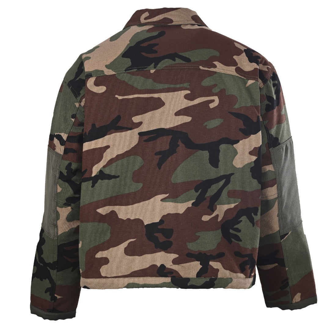 Stussy Woodland Camo Built Tough Patchwork Field Jacket