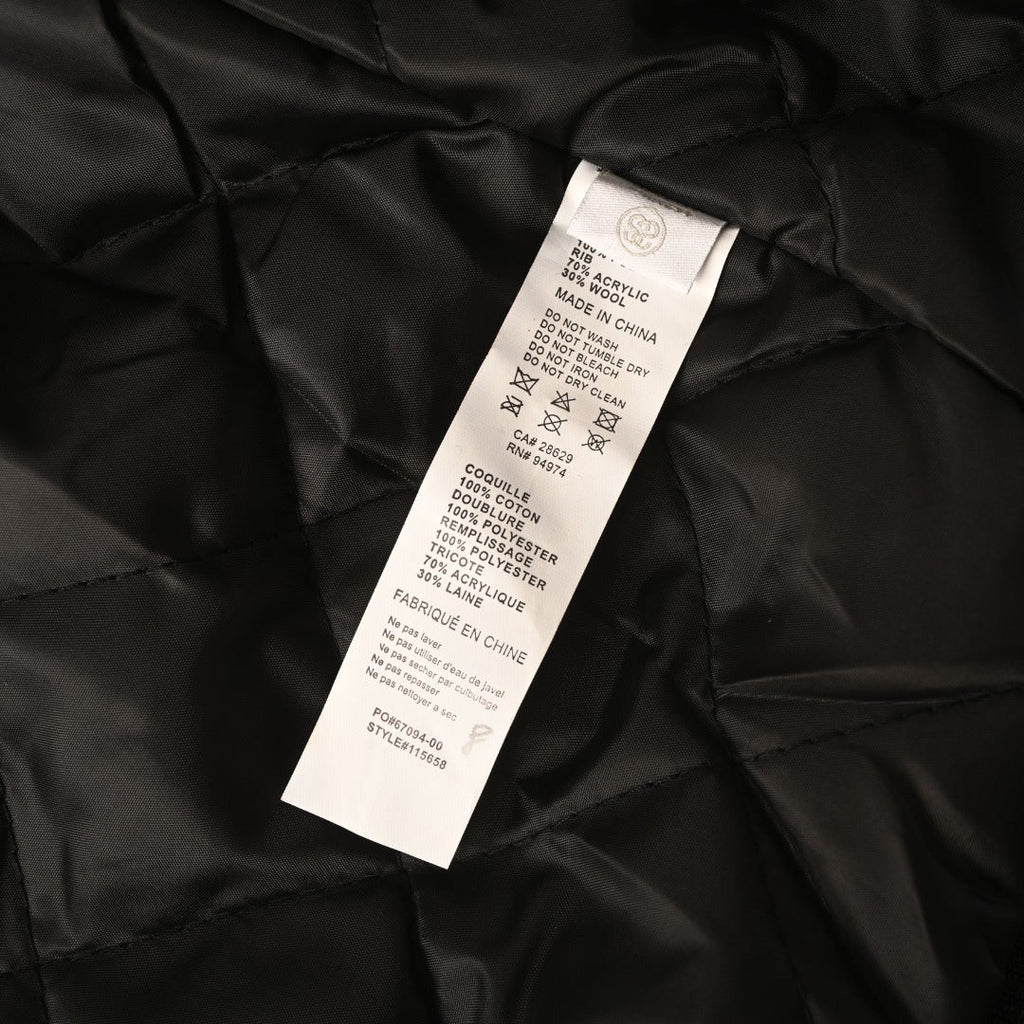 Stussy Multi Patch Black Varsity Bomber Jacket