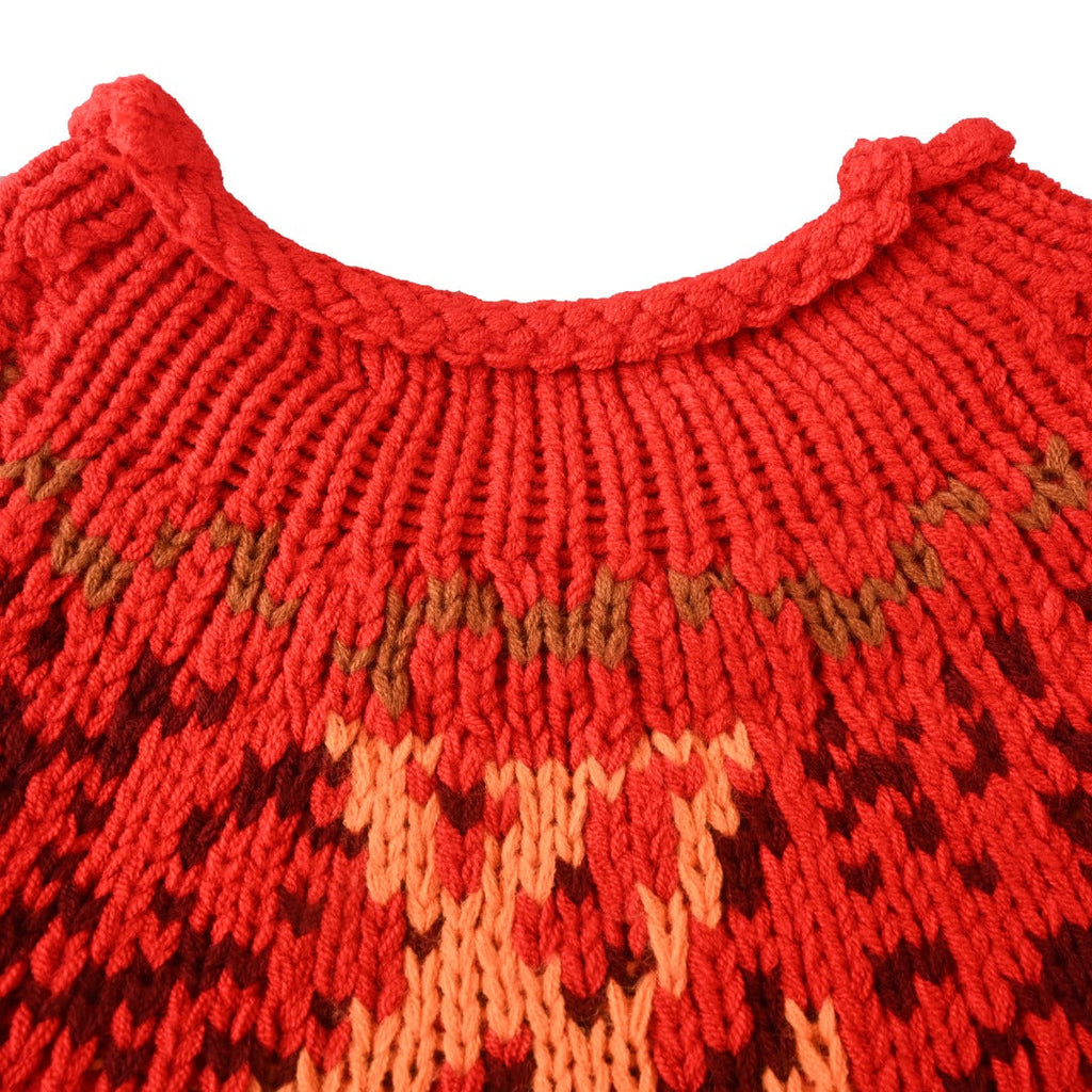 Louis Vuitton Gradient Fair Isle Wool Crew Neck Sweater