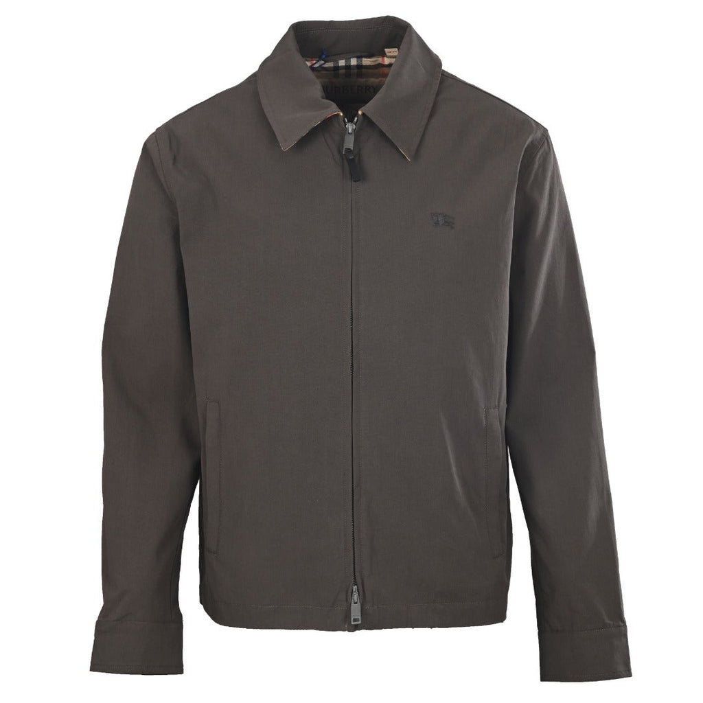 Burberry The Bloomsbury Brown Zip Collar Jacket
