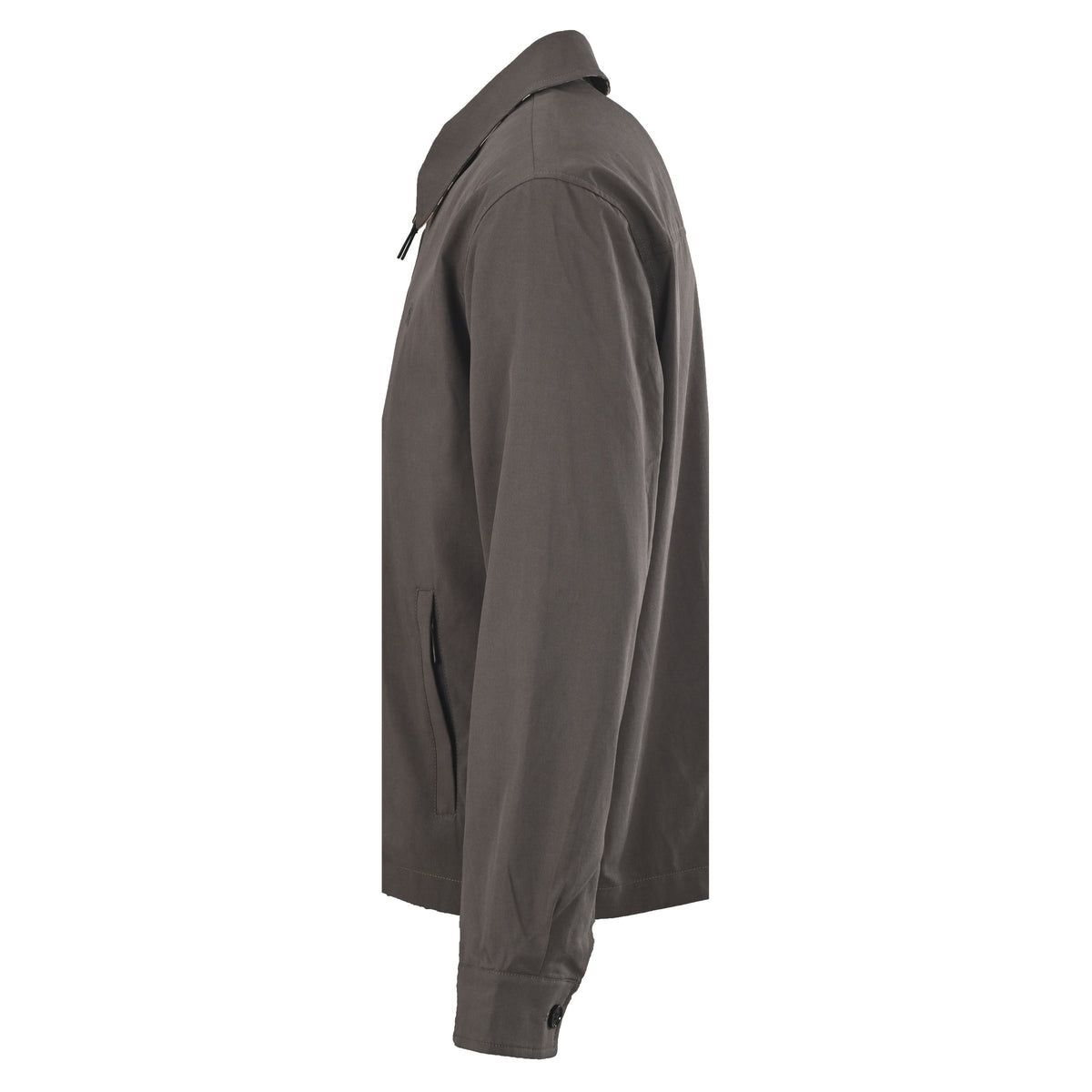 Burberry The Bloomsbury Brown Zip Collar Jacket