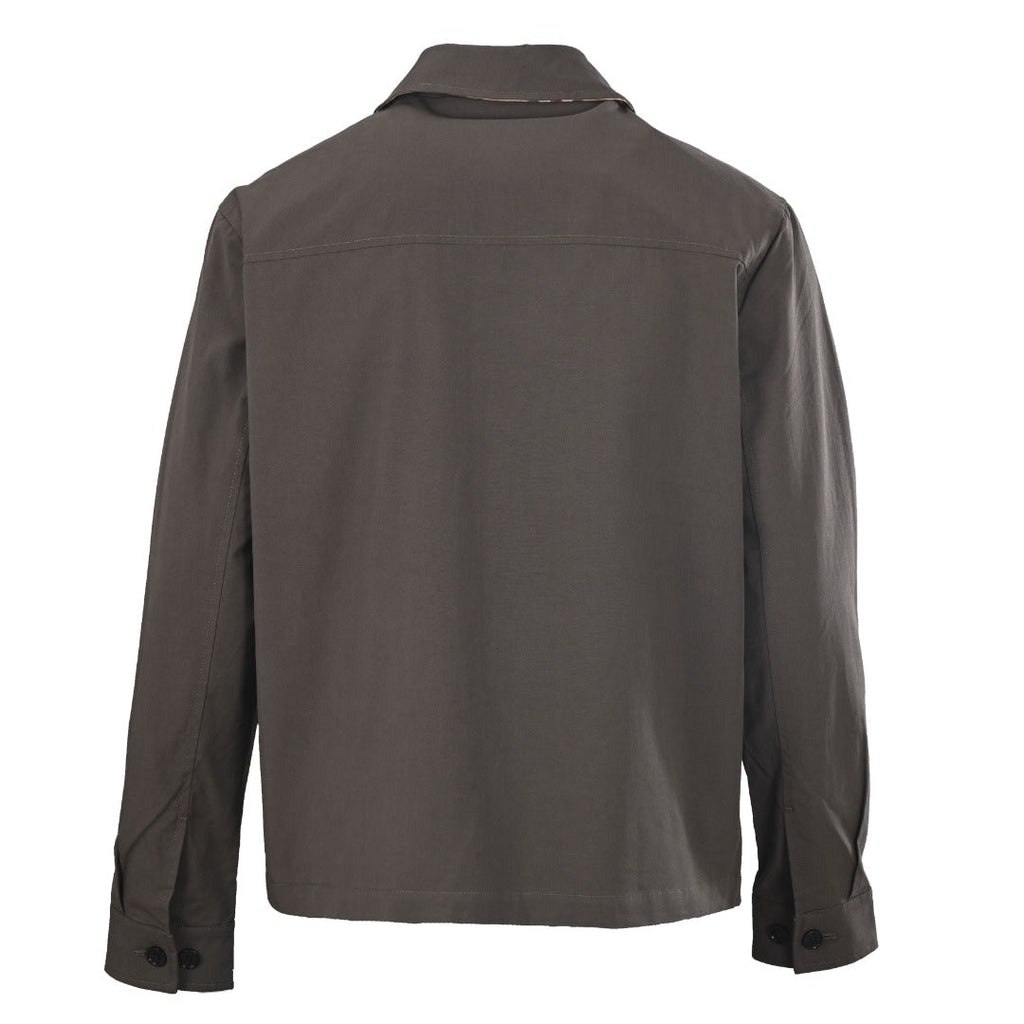 Burberry The Bloomsbury Brown Zip Collar Jacket