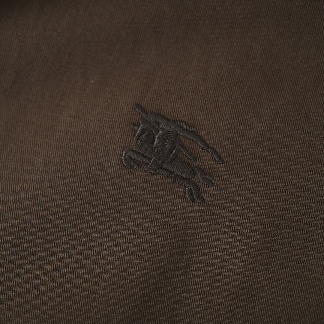 Burberry The Bloomsbury Brown Zip Collar Jacket