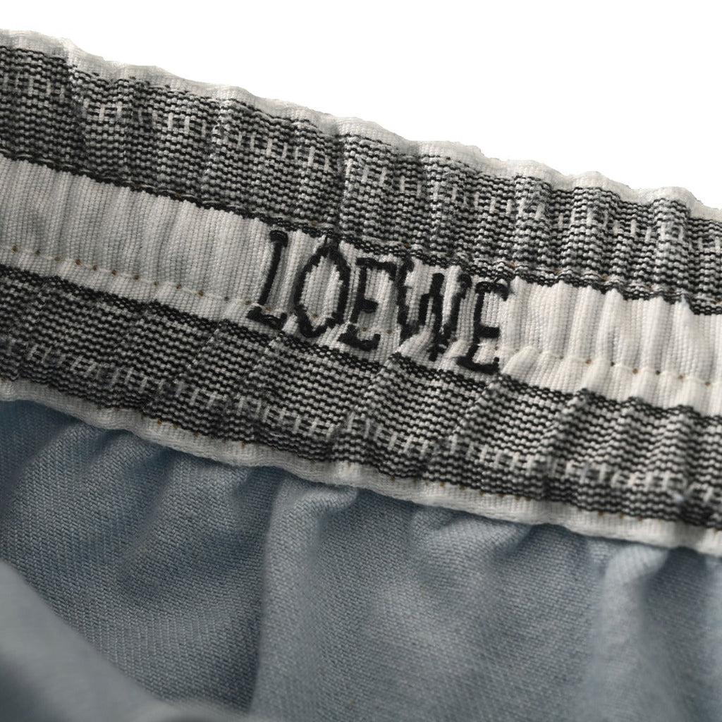 Loewe Paula's Ibiza Light Blue Drawstring Wide Leg Denim Pants