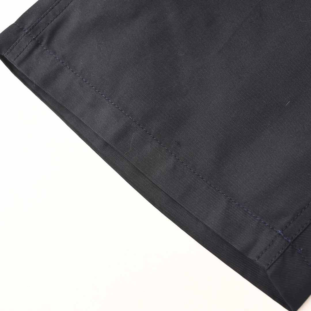 Loewe Navy Wide Leg Carpenter Cotton Trousers