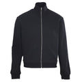 Acne Studios Black Full Zip Stand Collar Sweat Jacket
