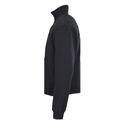 Acne Studios Black Full Zip Stand Collar Sweat Jacket