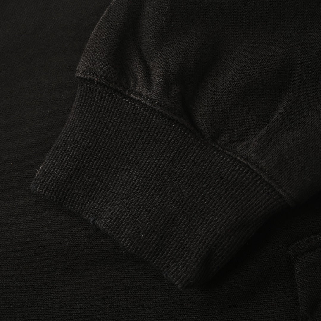 Chrome Hearts Horseshoe Logo Heather Grey Embroidered Hoodie