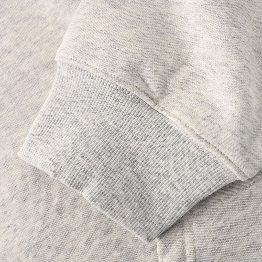 Chrome Hearts Horseshoe Logo Heather Grey Navy Embroidered Hoodie