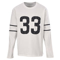 Chrome Hearts White 33 Horseshoe Logo Long Sleeve Tee