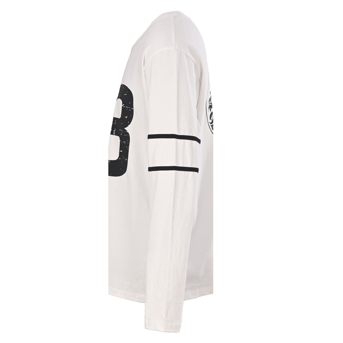 Chrome Hearts White 33 Horseshoe Logo Long Sleeve Tee