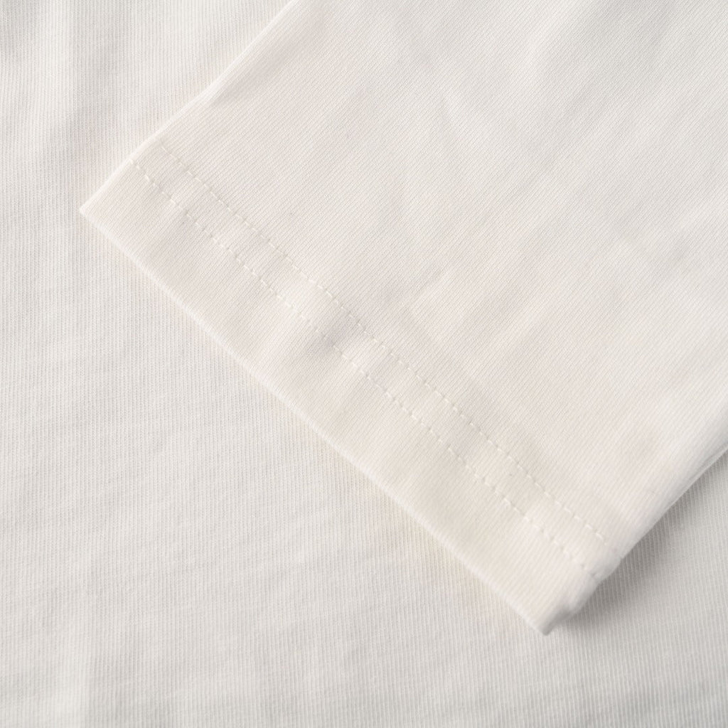 Chrome Hearts White 33 Horseshoe Logo Long Sleeve Tee