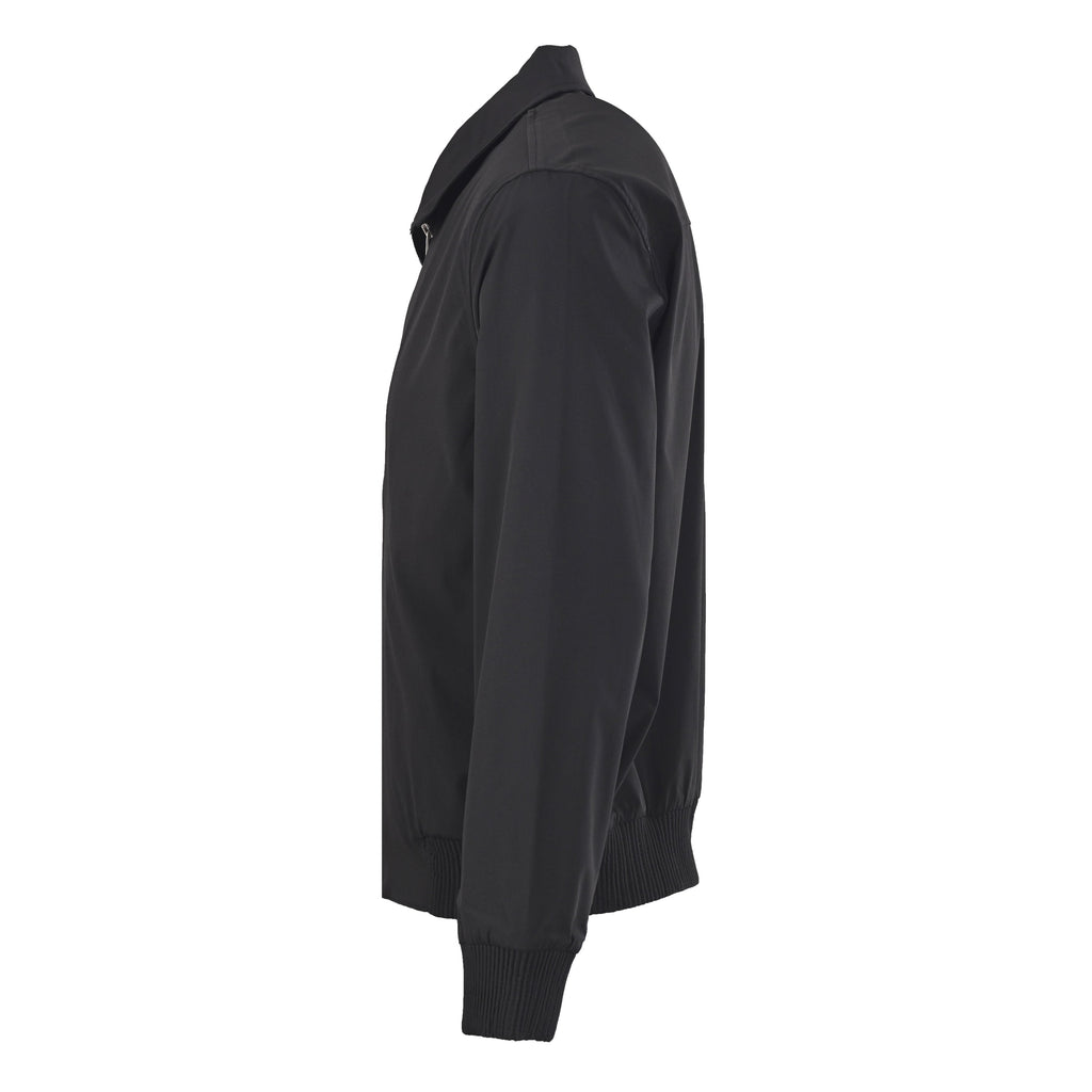 Dior Black Avenue Montaigne Embroidered Zip Bomber Jacket