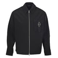 Dior Black Zip-Up Shirt Jacket with D-Ring Strap Pocket