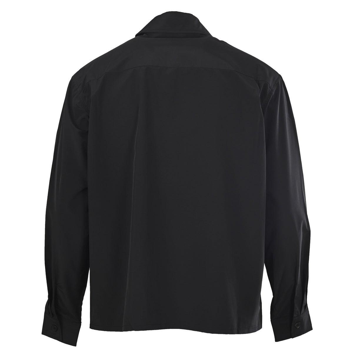 Dior Black Zip-Up Shirt Jacket with D-Ring Strap Pocket