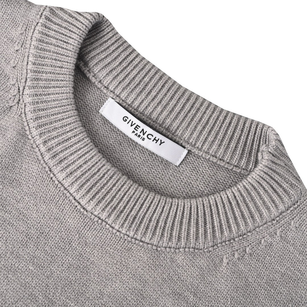 Givenchy Grey Oswald Disney Crew Neck Knit Sweater