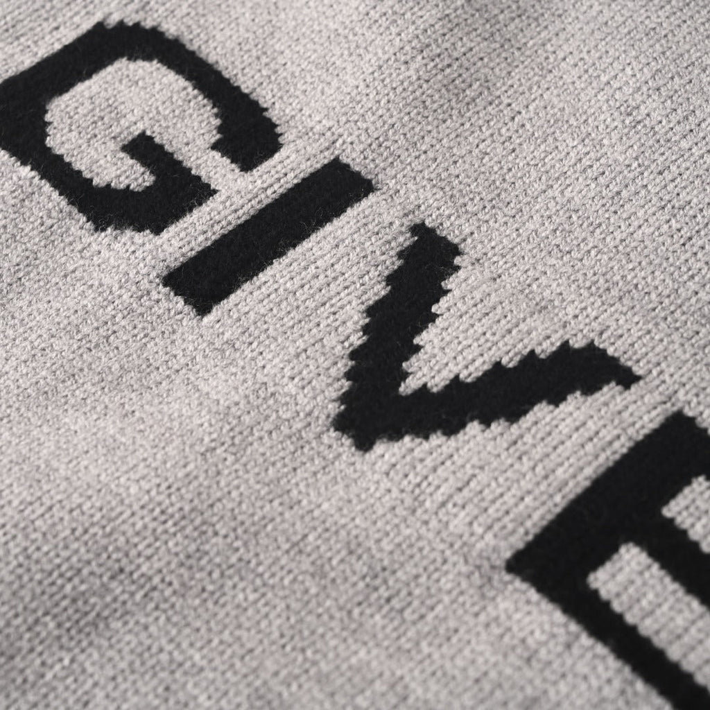 Givenchy Grey Oswald Disney Crew Neck Knit Sweater