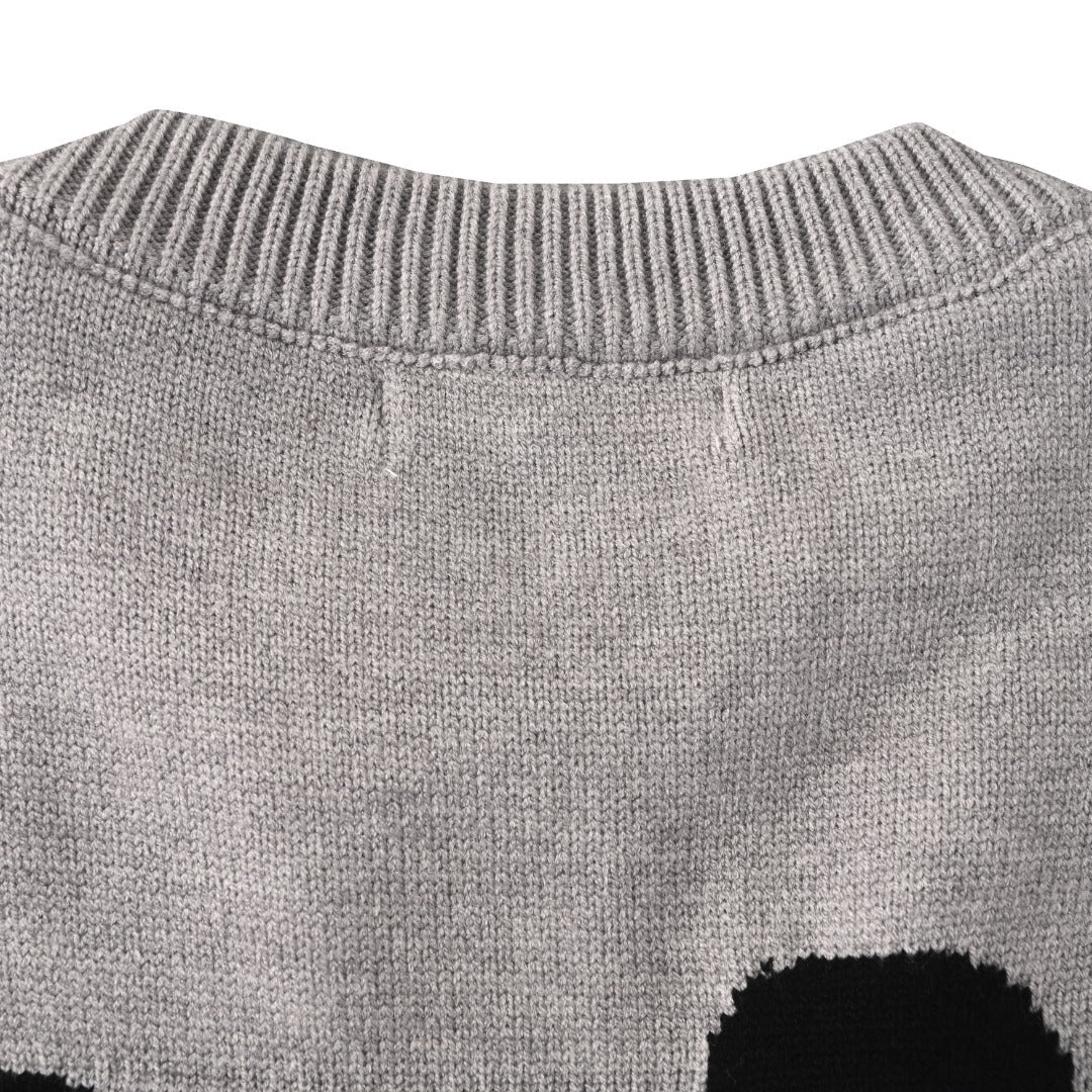 Givenchy Grey Oswald Disney Crew Neck Knit Sweater