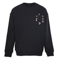 Chrome Hearts Black Multicolor Cross Embroidered Horseshoe Crew Sweatshirt