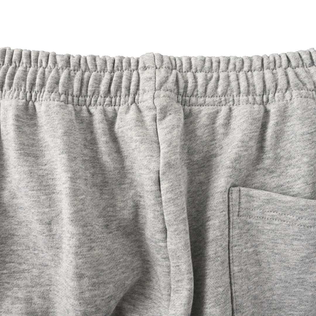 Chrome Hearts Grey Gothic Logo Straight Sweatpants